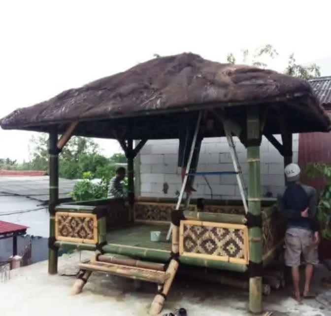 Gazebo Bambu 2x2 Meter